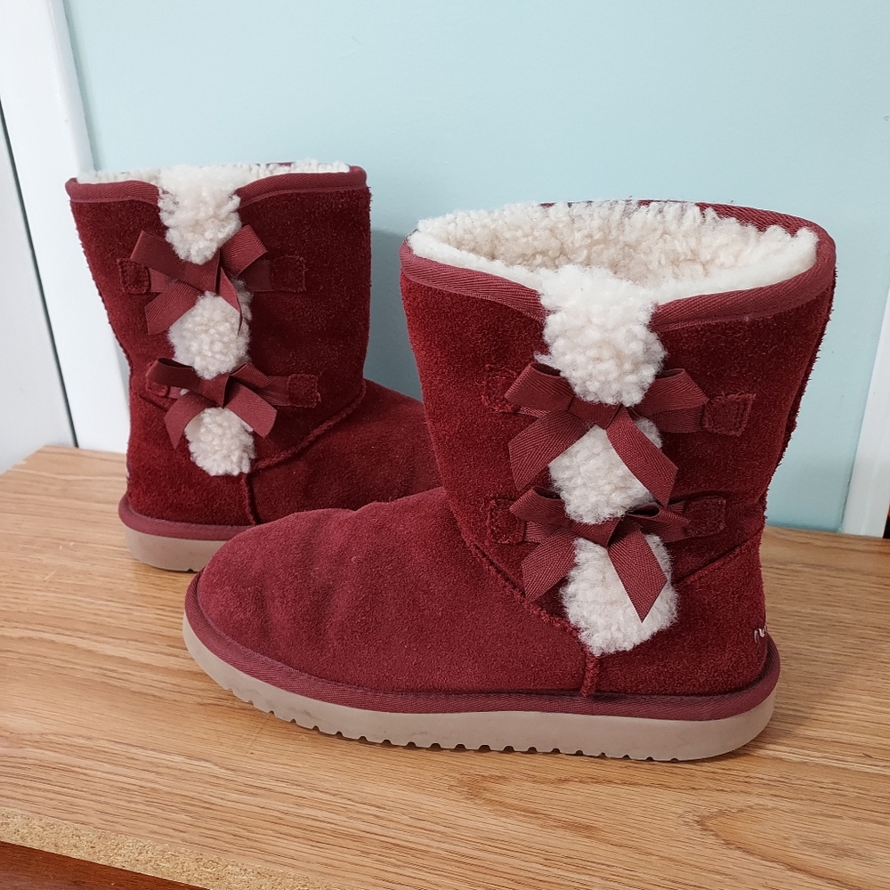 Koolaburra By Ugg Raspberry Color Suede - Size 7 - image 2
